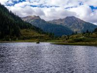 Blick über den Riesachsee zum Vorderen Wildkarstein, sowie Gams Spitze links